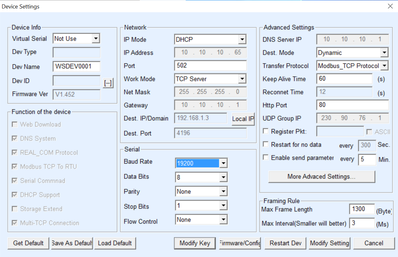 Configuración del dispositivo Waveshare