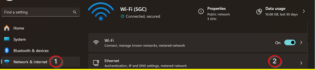 Netwerkinstellingen Windows 11